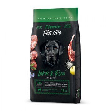 Fitmin dog For Life Lamb & Rice Mini (для дорослих собак малих порід ягня з рисом), 12 кг 511114062 фото