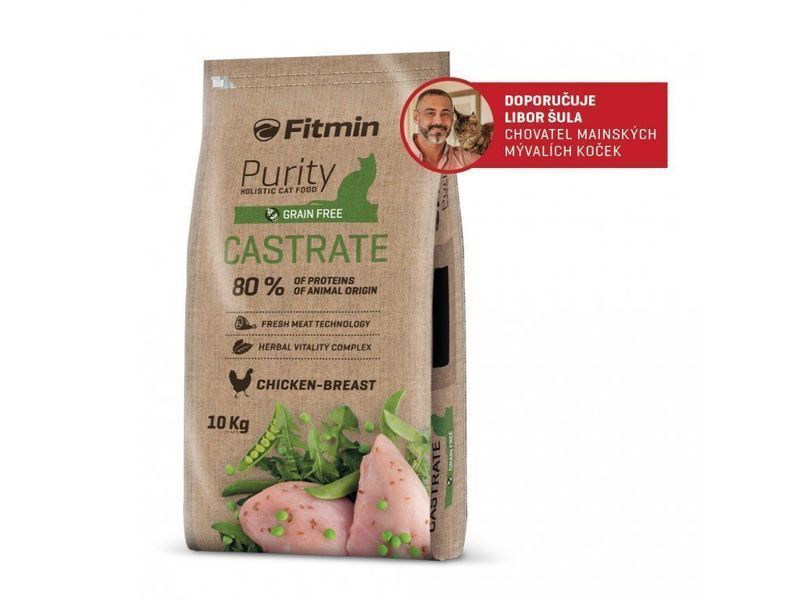Fitmin cat Purity Castrate (для стерилізованих з курячою грудкою), 10 кг 532114003 фото