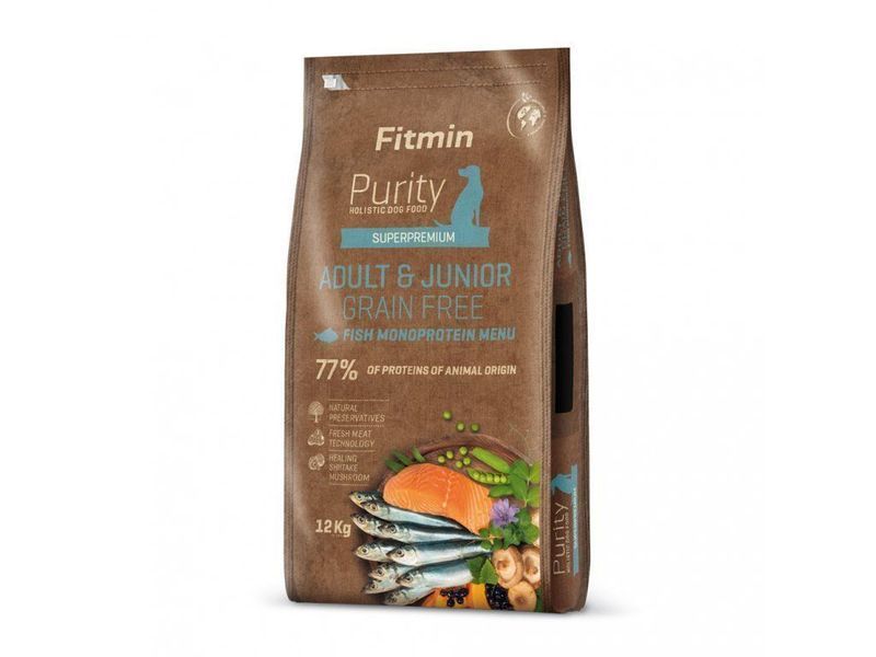 Fitmin dog Purity GF Adult & Junior Fish Menu, 12 кг 531114041 фото