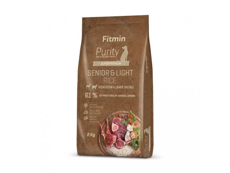 Fitmin dog Purity Rice Senior & Light Venison & Lamb, 2 кг 531114037 фото