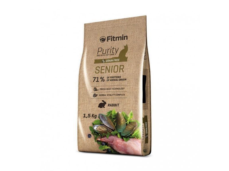 Fitmin cat Purity Senior (для котів літнього віку з кроликом), 1,5 кг 532114035 фото